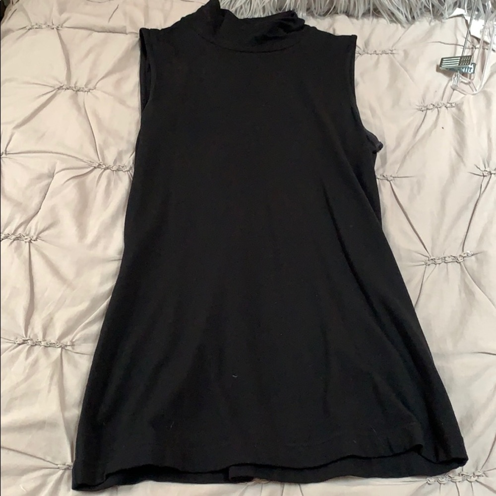 Express medium tank tighter fit black dressy